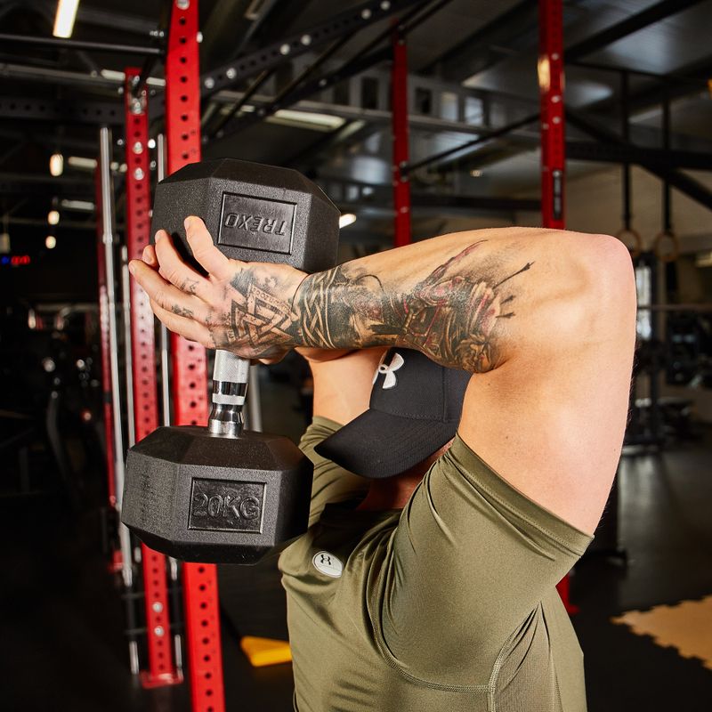 XTREXO Hex gumírozott súlyzó 20 kg HXD200 8