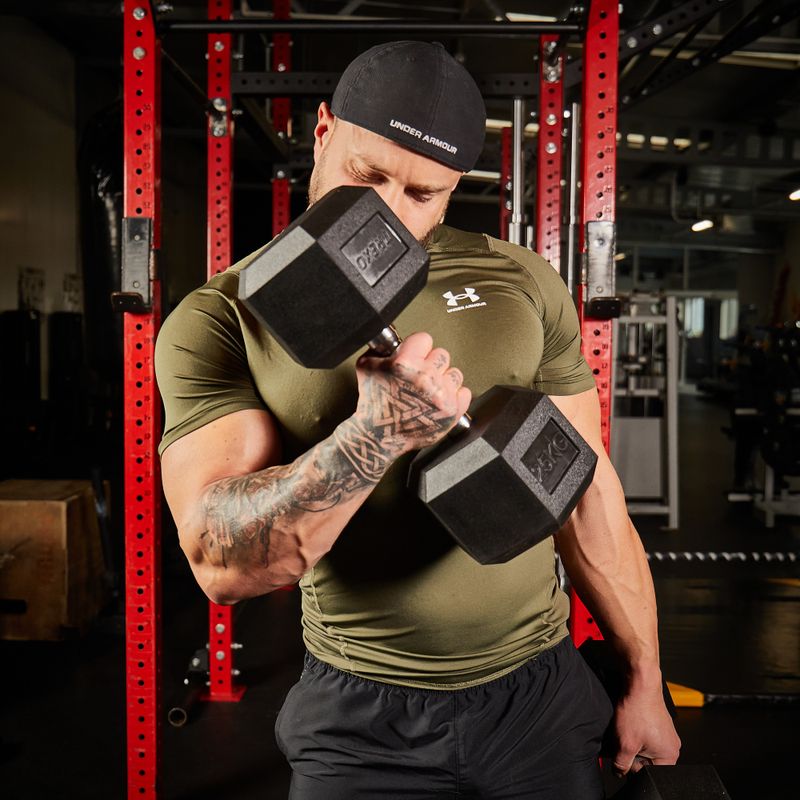 XTREXO Hex gumírozott súlyzó 25 kg HXD250 7