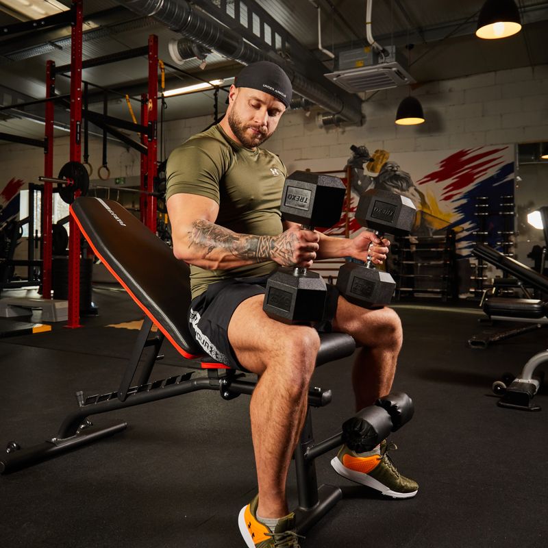 XTREXO Hex gumírozott súlyzó 25 kg HXD250 9