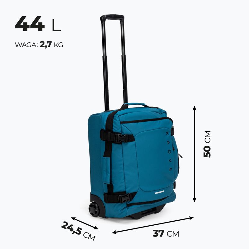 KADVA Lazio 44 l kék kabinbőrönd 3