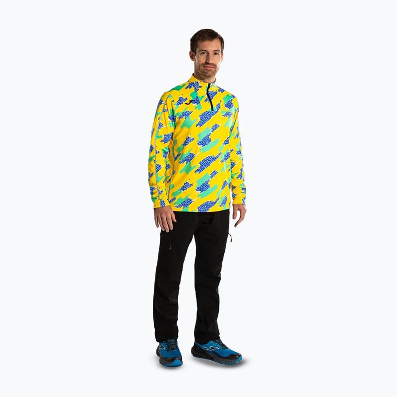 Férfi Joma R-Trail Nature futó melegítőfelső sárga 2
