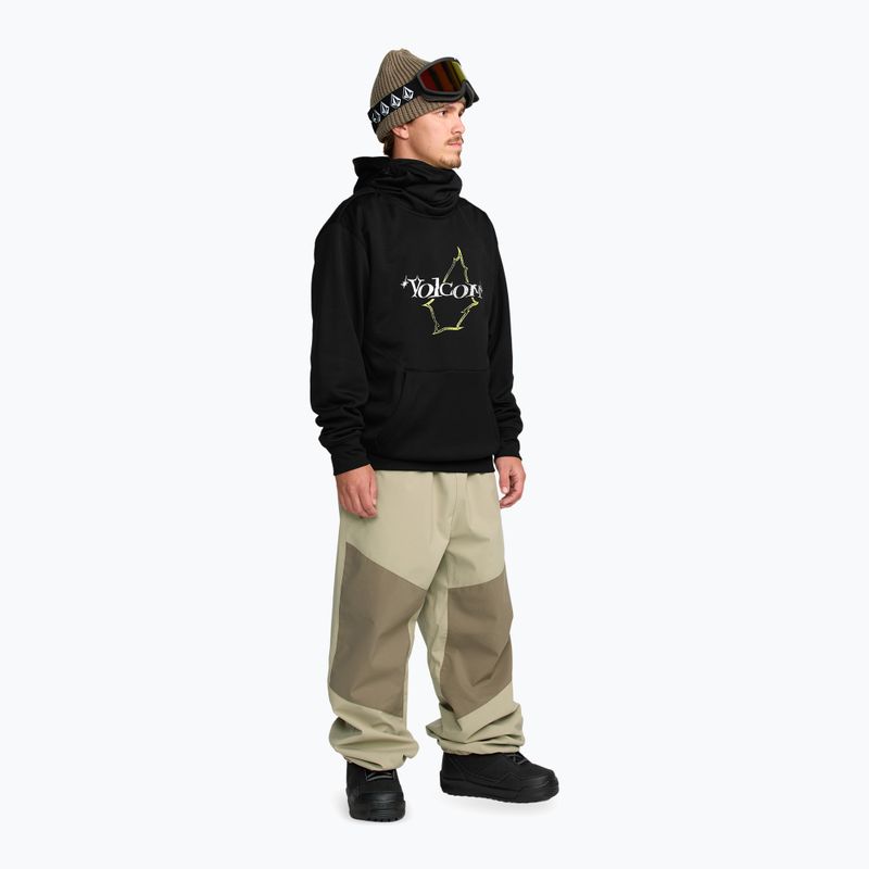 Férfi snowboard kapucnis pulóver Volcom Hydro Riding Hoodie black 2