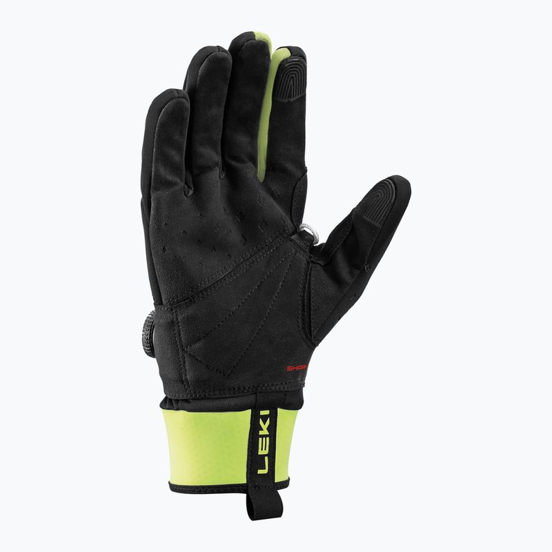 Sísíkesztyűk LEKI PRC Boa Shark black/neon yellow 3