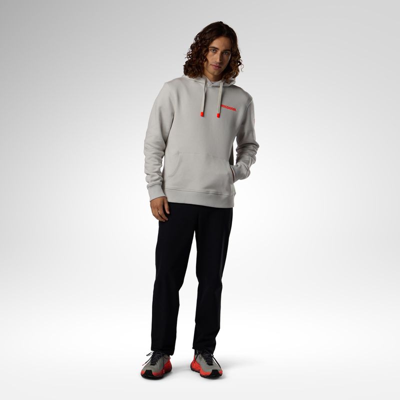 Férfi pulóver Rossignol Hero Hoodie light grey 2