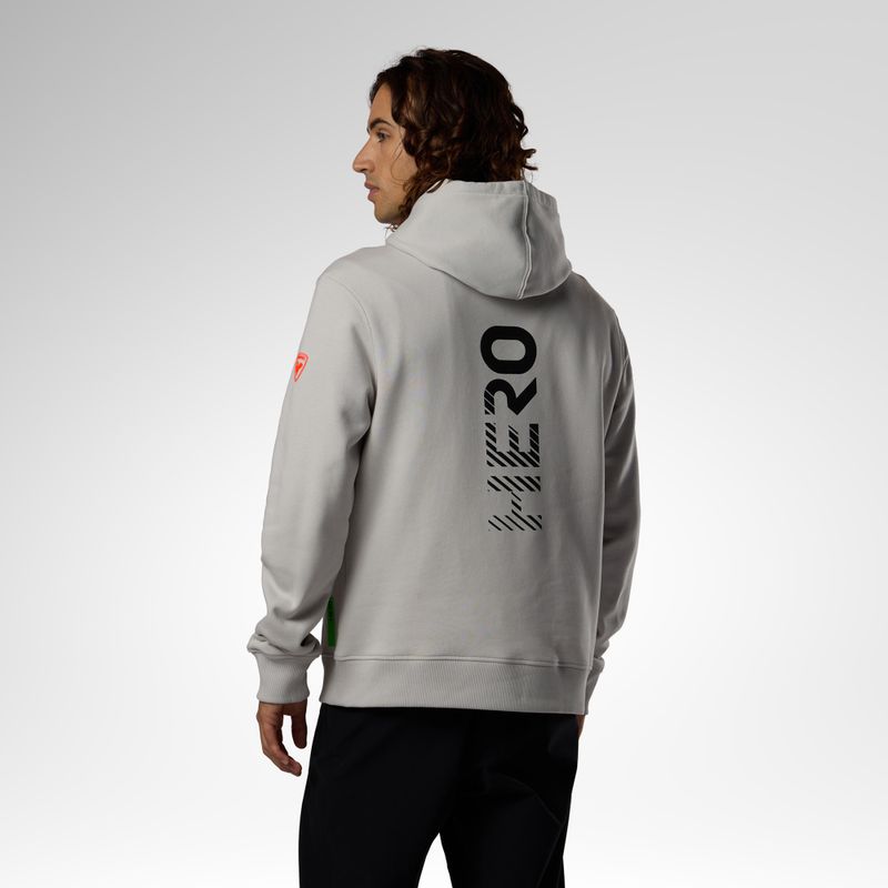 Férfi pulóver Rossignol Hero Hoodie light grey 3
