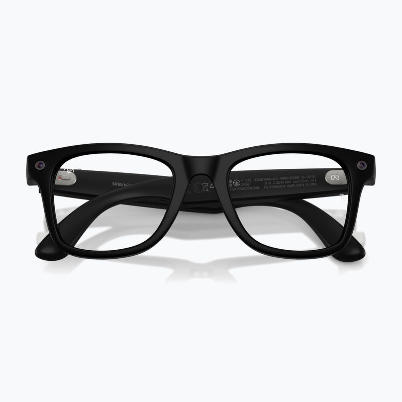Kamerás szemüveg Ray-Ban Meta Wayfarer matte black/trs g.green 6