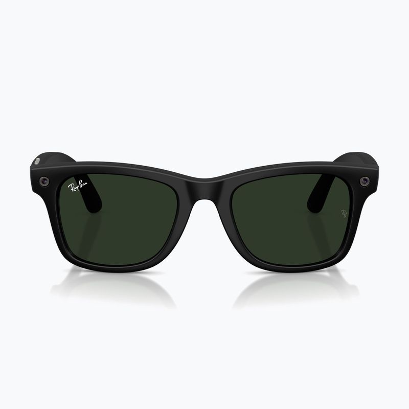 Kamerás szemüveg Ray-Ban Meta Wayfarer matte black/trs g.green 8