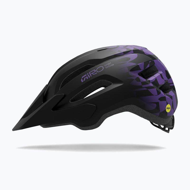 Giro Fixture kerékpáros sisak II MIPS matte black/purple rush 2