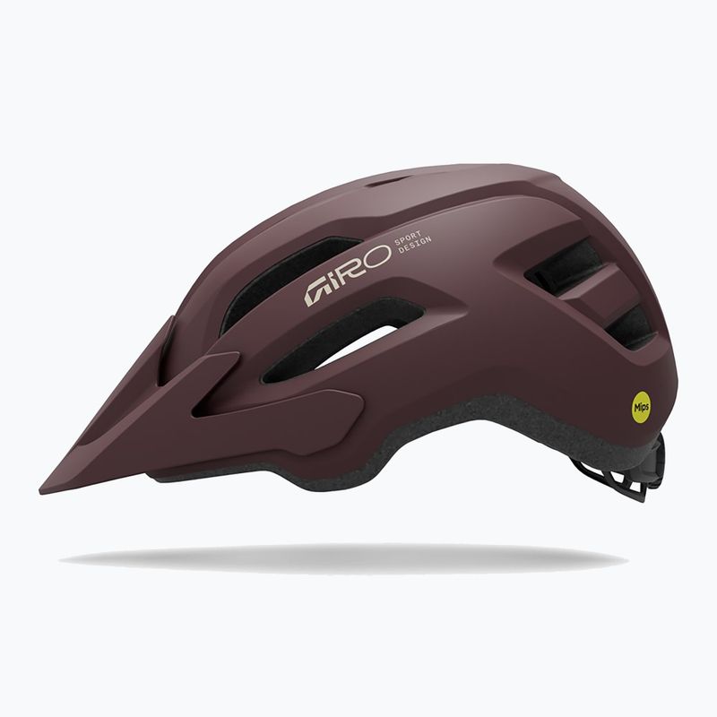 Giro Fixture kerékpáros sisak II MIPS W matte maroon 2