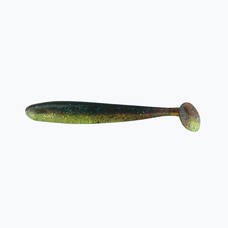 Relax Bass 3 Laminált puha csali 4 db. Chatreuse-ezüst csillogás BAS3