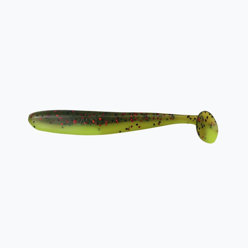 Relax Bass 3 Laminált puha csali 4 db. Görögdinnye-fekete, piros csillogás / Selyem BAS3