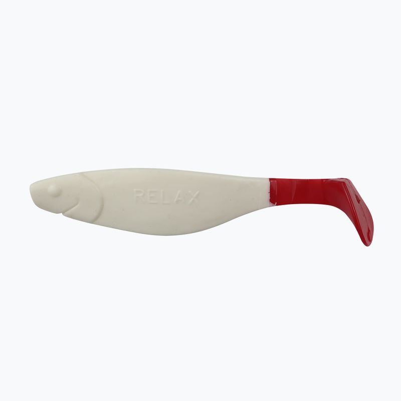 Puha csali Relax Hoof 4 Tail 4 db. Fehér / piros BLS4-T