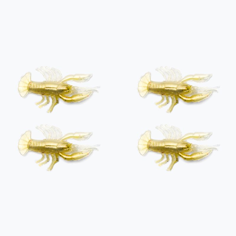 Relax Crawfish 2 Laminált puha csali 4 db. Görögdinnye-fekete, piros csillogás / Selyem CRF2