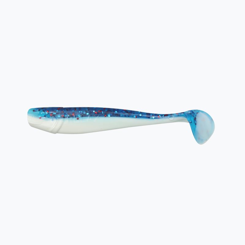 Relax Kingshad 3 Laminált gumicsali 4 db. Fehér / kék-piros, kék csillogás KS3