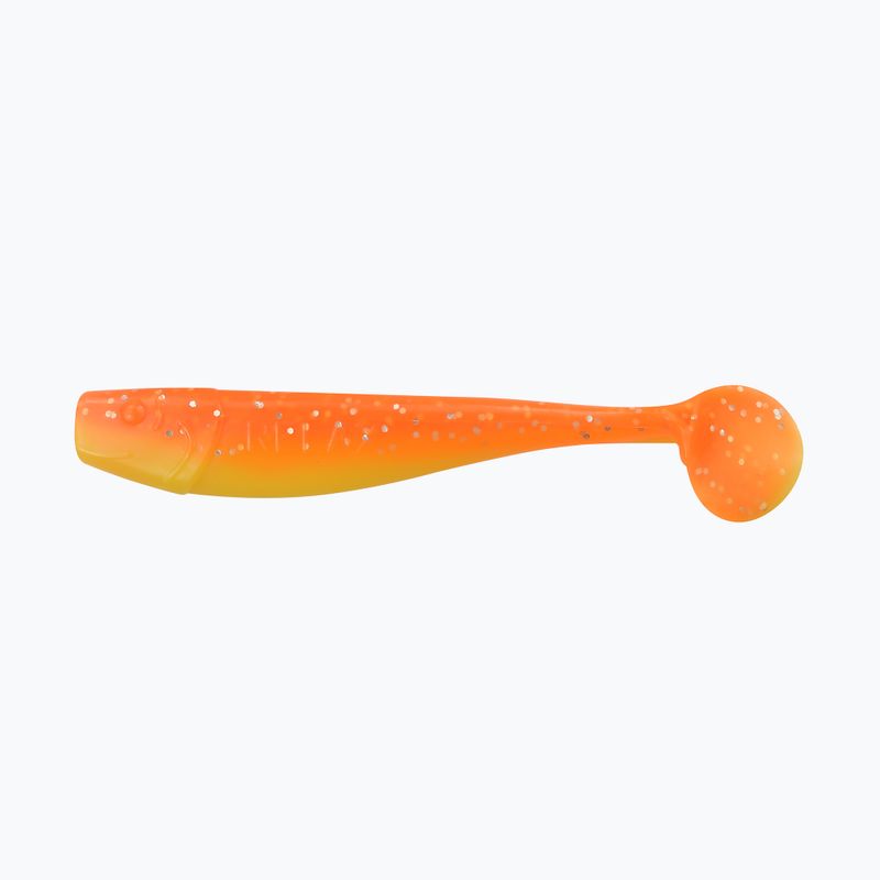 Relax Kingshad 4 Laminált gumicsali 4 db. Sárga / narancs-ezüst csillogás KS4