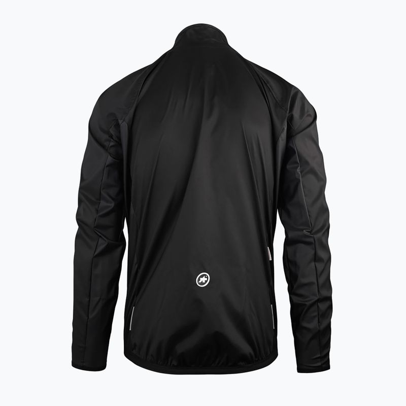 Férfi ASSOS Mille GT Wind kerékpáros dzseki fekete 13.32.339.18 4