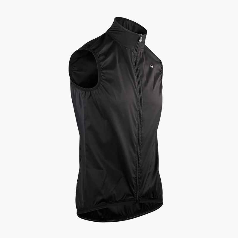 Férfi ASSOS Mille GT Wind kerékpáros mellény fekete 13.34.338.18 2