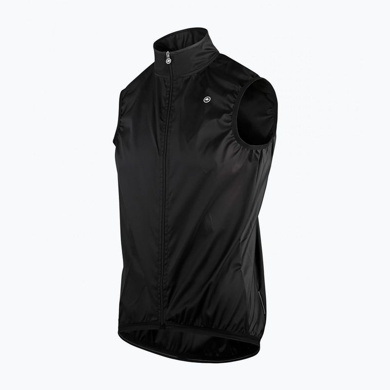 Férfi ASSOS Mille GT Wind kerékpáros mellény fekete 13.34.338.18 3