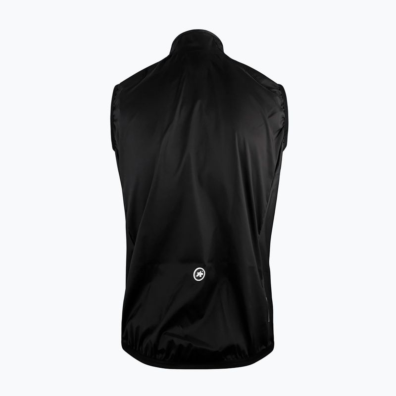 Férfi ASSOS Mille GT Wind kerékpáros mellény fekete 13.34.338.18 4