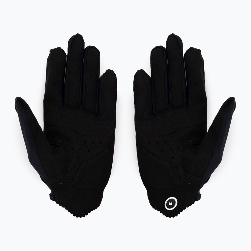 Férfi kerékpáros kesztyű ASSOS RS Aero FF fekete P13.50.528.18 3