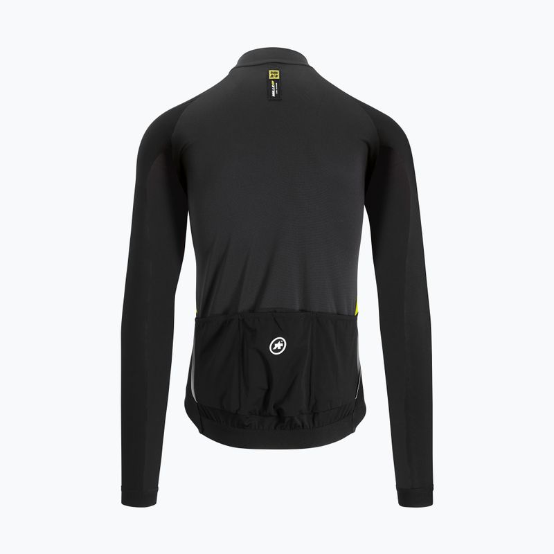 ASSOS Mille GT Tavasz Ősz férfi kerékpáros melegítő fekete/sárga 11.30.344.32 3