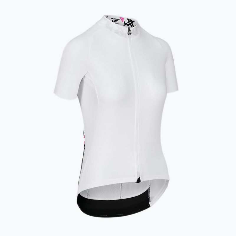 Női kerékpáros mez ASSOS Uma GT Jersey C2 fehér 12.20.313.57 2