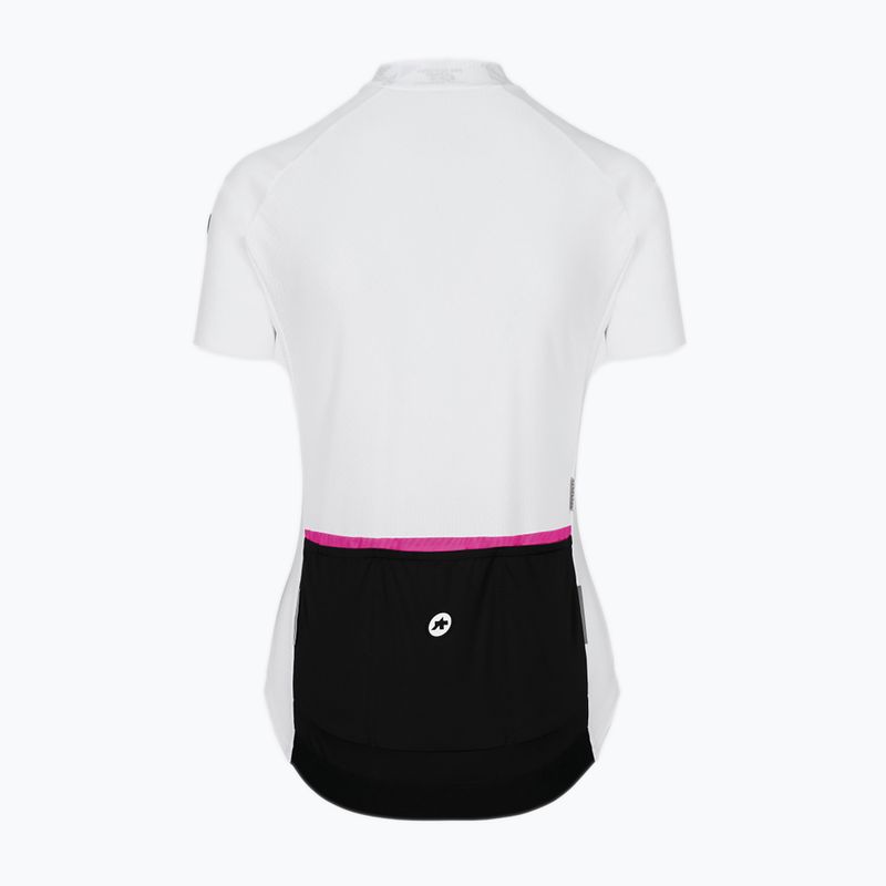 Női kerékpáros mez ASSOS Uma GT Jersey C2 fehér 12.20.313.57 4