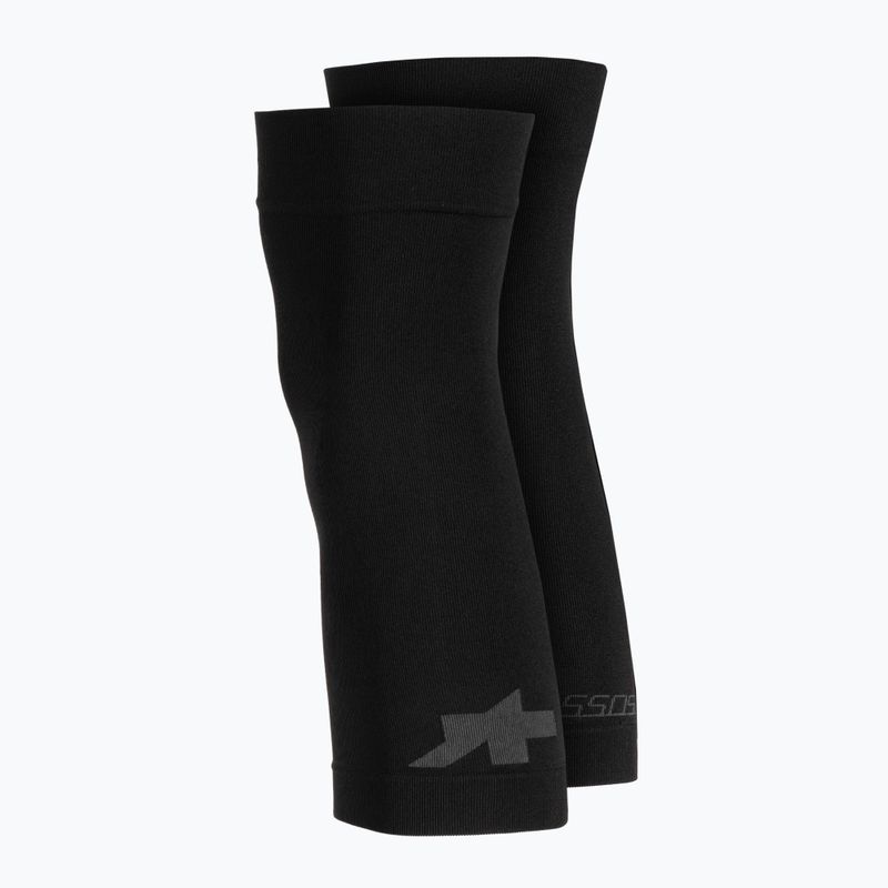 ASSOS Gyermek kerékpáros térdvédők Tavaszi Őszi Térdmelegítő fekete P13.80.830.18 2