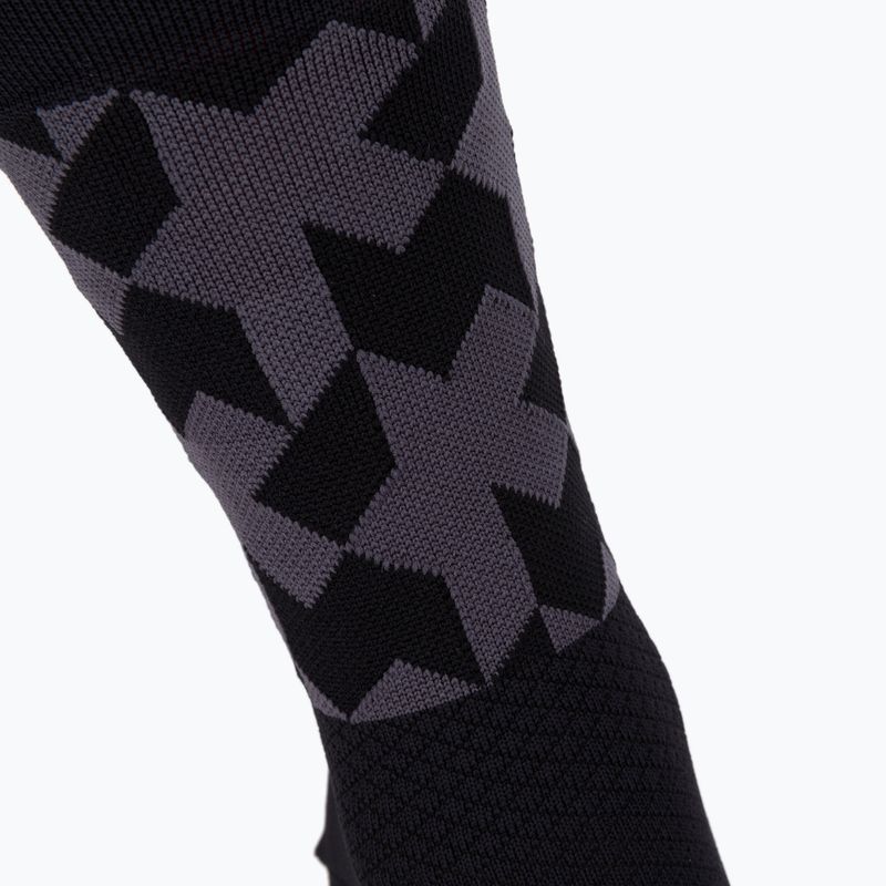 ASSOS Monogram kerékpáros zokni fekete P13.60.695.10 3