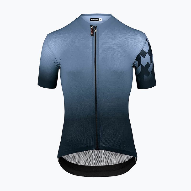Férfi ASSOS Equipe RS Targa S9 kerékpáros trikó szürke 11.20.323.1F