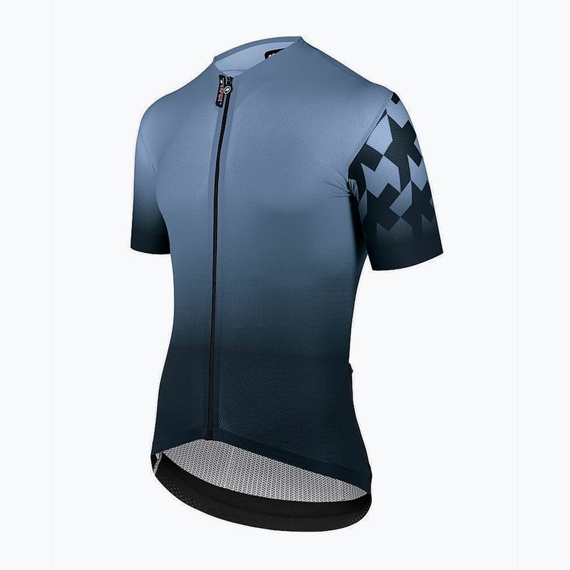 Férfi ASSOS Equipe RS Targa S9 kerékpáros trikó szürke 11.20.323.1F 3
