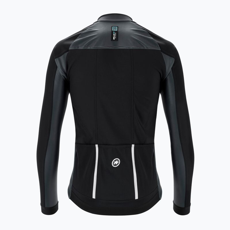 ASSOS Mille GT Evo Winter szürke férfi kerékpáros kabát 11.30.363.70 4