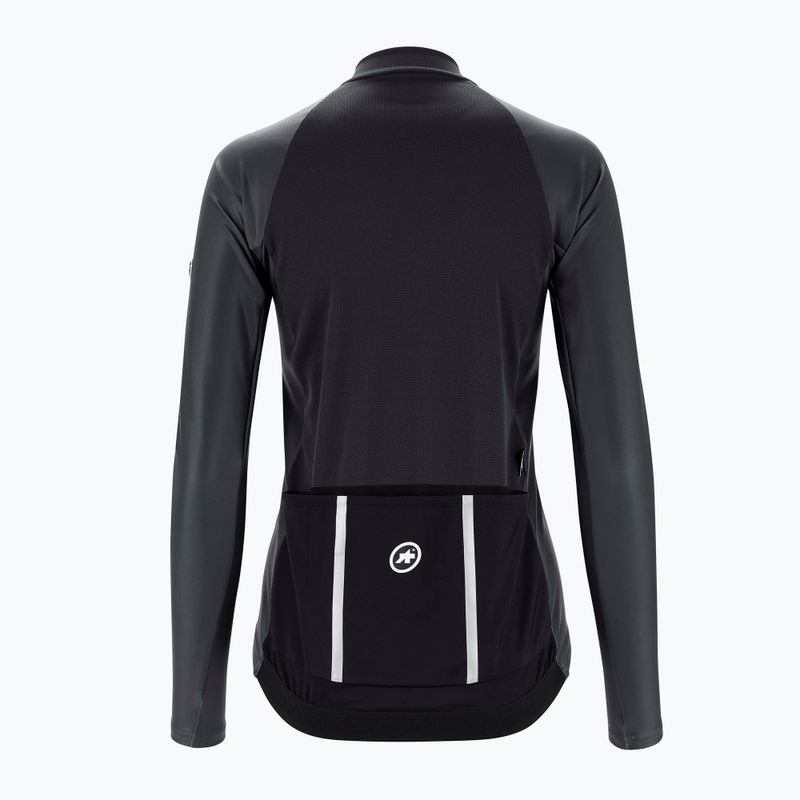 Női kerékpáros mez ASSOS Uma GT Spraing Fall LS szürke 12.24.298.70 4