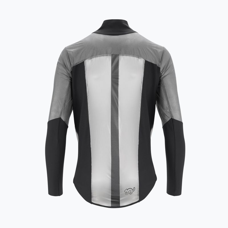 Férfi ASSOS Equipe RS Alleycat Clima Capsule Targa kerékpáros dzseki fekete/szürke 11.32.386.10.M 2