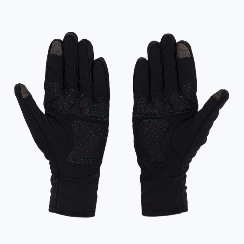 ASSOS Evo téli kerékpáros kesztyű fekete 3
