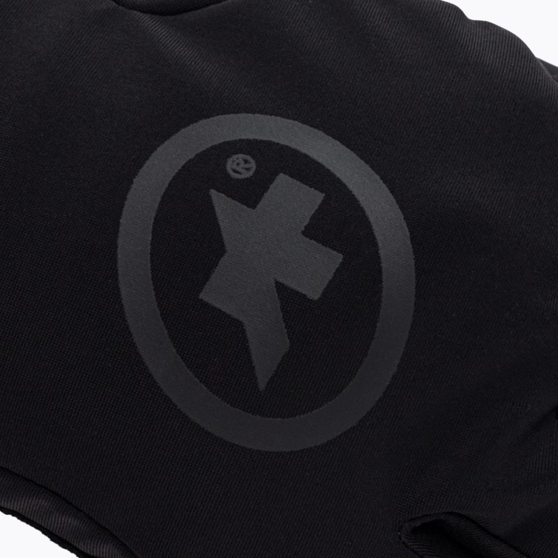 ASSOS Evo téli kerékpáros kesztyű fekete 5