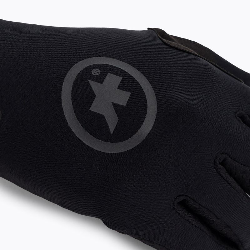 ASSOS Evo Spring Fall kerékpáros kesztyű fekete P13.52.540.18 5