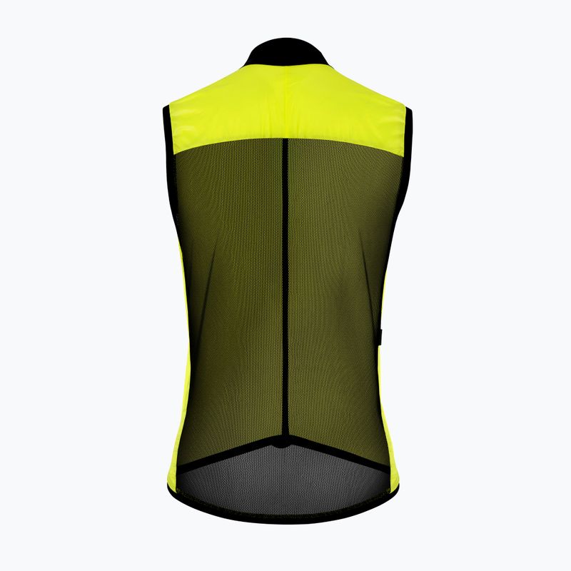 Férfi kerékpáros mellény ASSOS Mille GT C2 Wind optic yellow 2