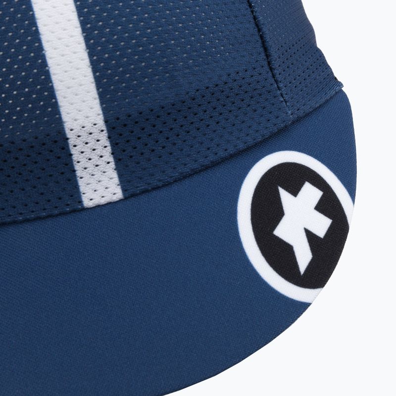 ASSOS sapka kék sisak alatti kerékpáros sapka P13.70.755.2A.OS 6