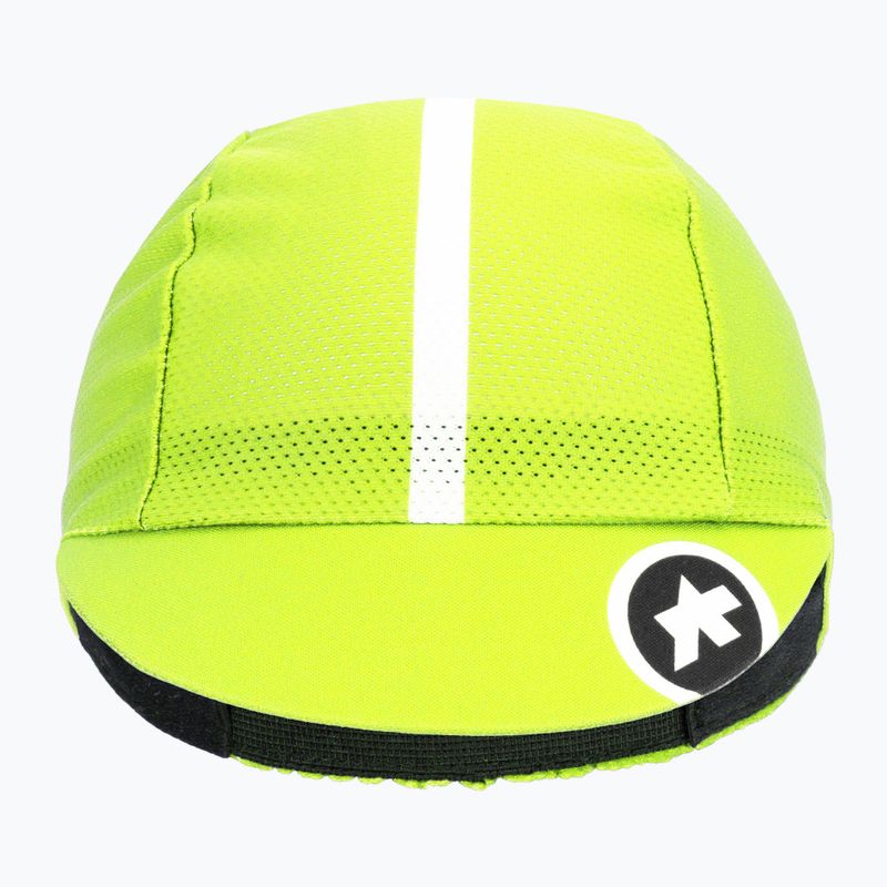 ASSOS sisak alatti kerékpáros sapka sárga P13.70.755.3F.OS 2