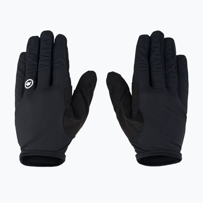 ASSOS RS Targa kerékpáros kesztyű fekete P13.50.543.18 3