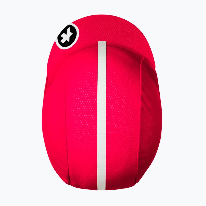 ASSOS kerékpáros sapka holdvörös 4