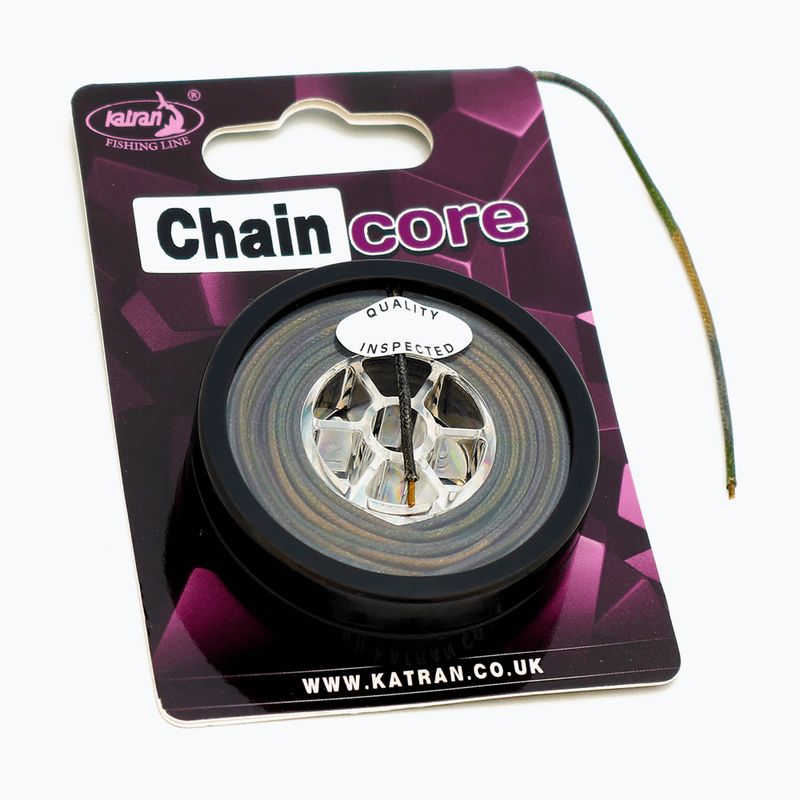 Ponty fonott Leadcore Katran Comodo Chain Core camo zöld 2