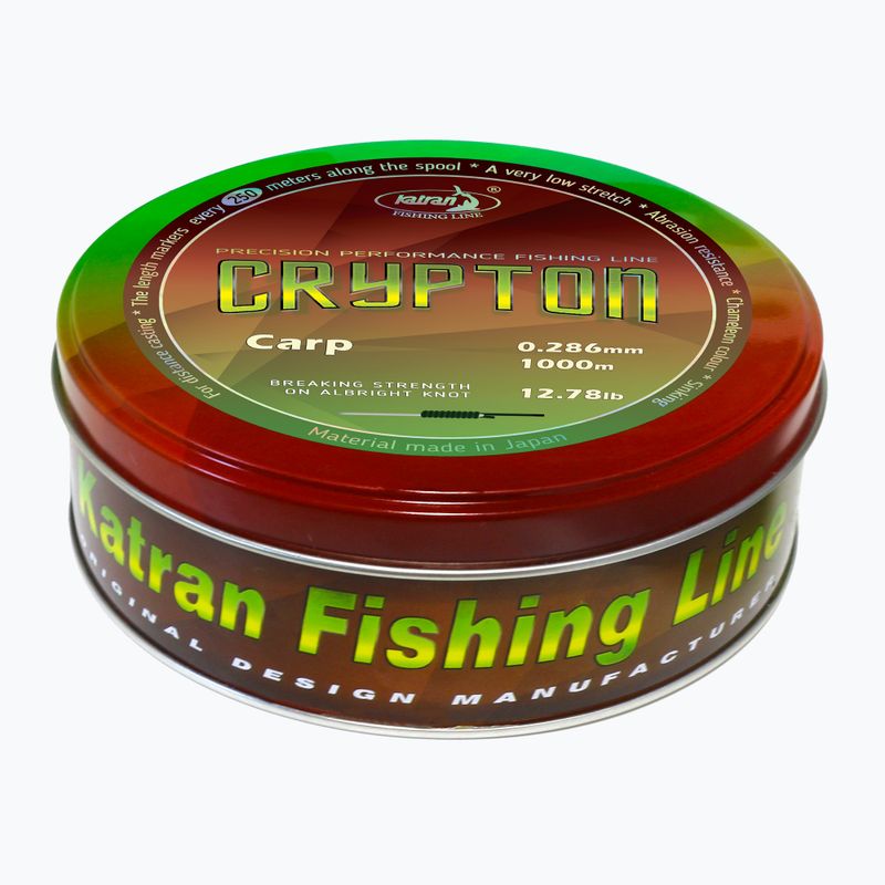 Ponty monofil Katran Crypton Carp zöld 2