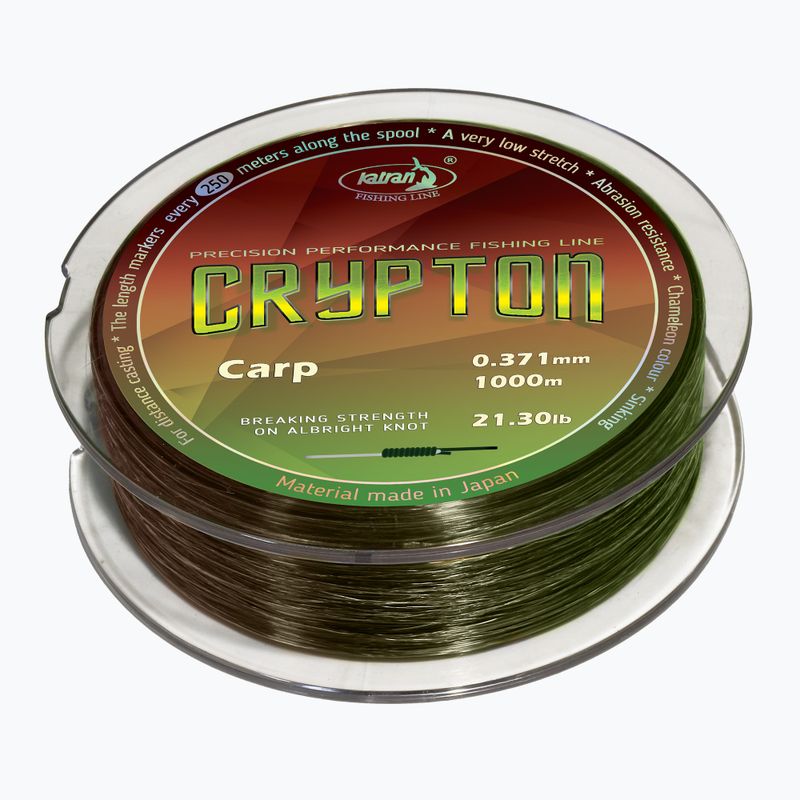 Ponty monofil Katran Crypton Carp zöld 5