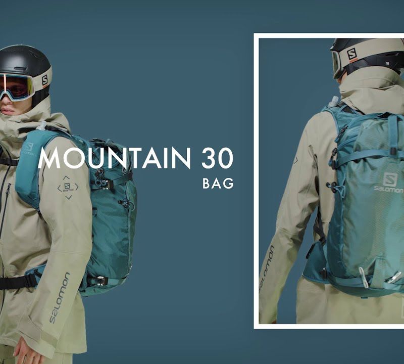 Salomon MTN 30 l ejtőernyős hátizsák fekete LC1914700 16