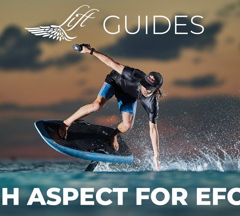 Első szárny fóliához Lift Foils 90 High Aspect első szárny fekete 80120 11