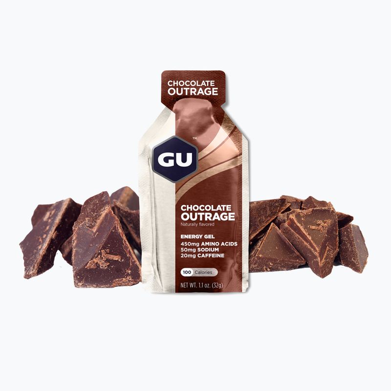 Energiazselé GU Energy Gel 32 g chocolate outrage 2
