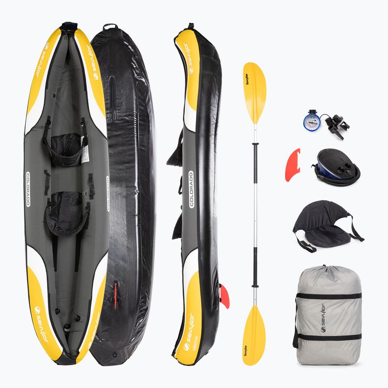 Sevylor Colorado Kit sárga 2000016743 2 személyes felfújható kajak
