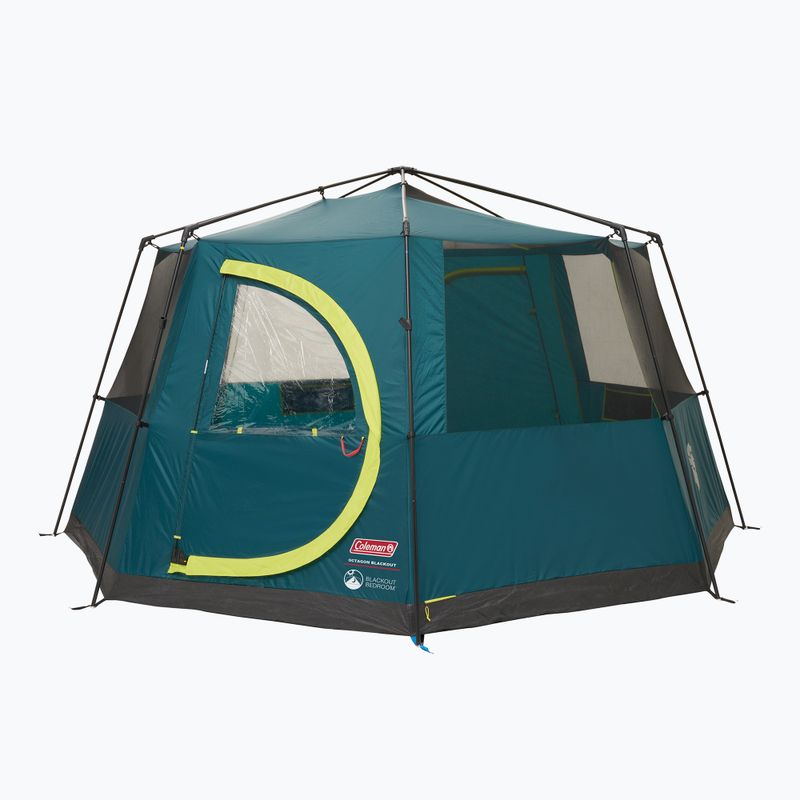 Coleman Cortes Octagon Blackout hálószoba zöld 8 személyes kemping sátor 2